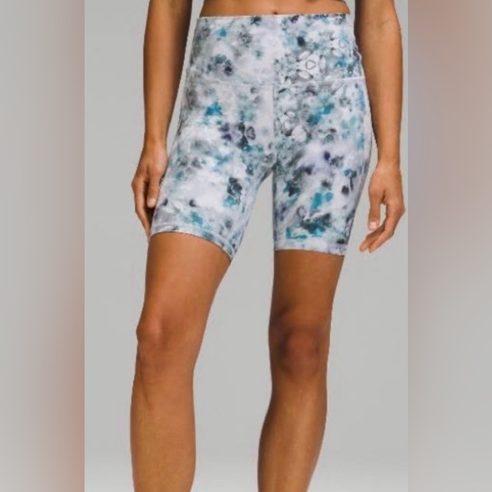 Women's Blue Tie-Dye Shorts